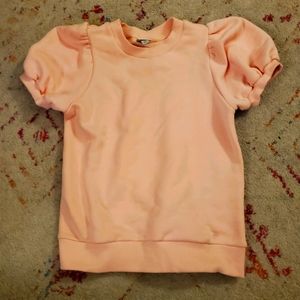 Adorable short sleeve sweatshirt